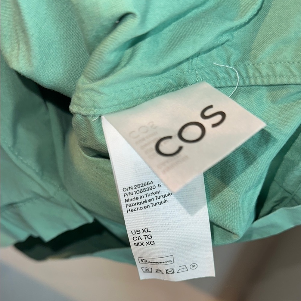 COS Green Lightweight Shirt Jacket - Picture 4 of 6